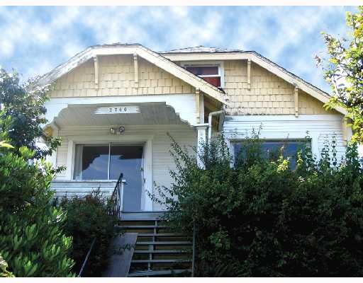I have sold a property at 2740 YALE ST in Vancouver
